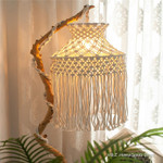 Northern Europe Ins Chandelier Bohemia Handmade Woven Lampshade Creative Homestay Home Soft Decoration For Livingroom Bedroom