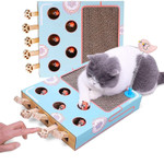 Cat Enrichment Toys for Indoor Cats Hamster Corrugated Cat Scratch Board Funny Cat Toys Interactive Multifunctional Pet Products