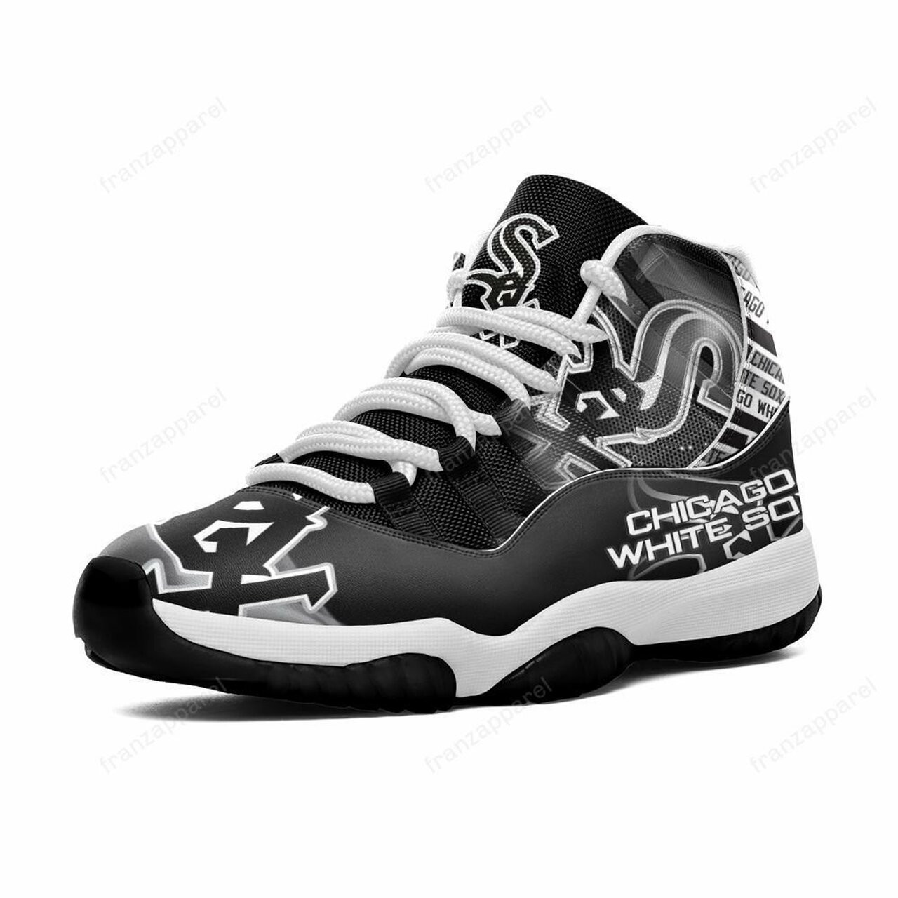 Chicago white sox air jordan 11 sneaker shoes 0181 - men size (us) / 9.5
