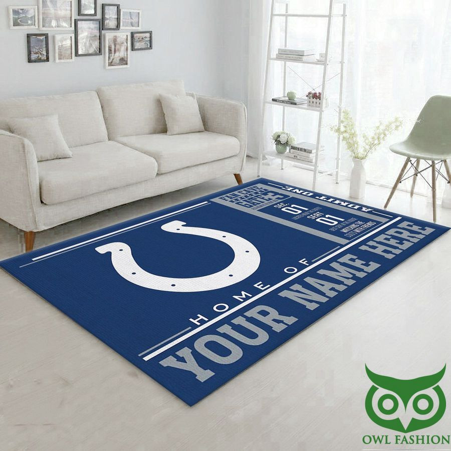 Indianapolis colts wincraft nfl team logos carpet rug customized 721  rug