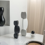 Abstract Art Ceramic Vase - Modern Home Vase Decoration