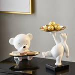 Cute Polar Bear Decoration Statue - Bear Trays Fruit Dish Jewelry