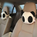 1 pc Cute Cartoon Panda Auto Car Neck Rest Cushion Headrest Pillow Mat Neck Rest Headrest Pillow Car Accessories