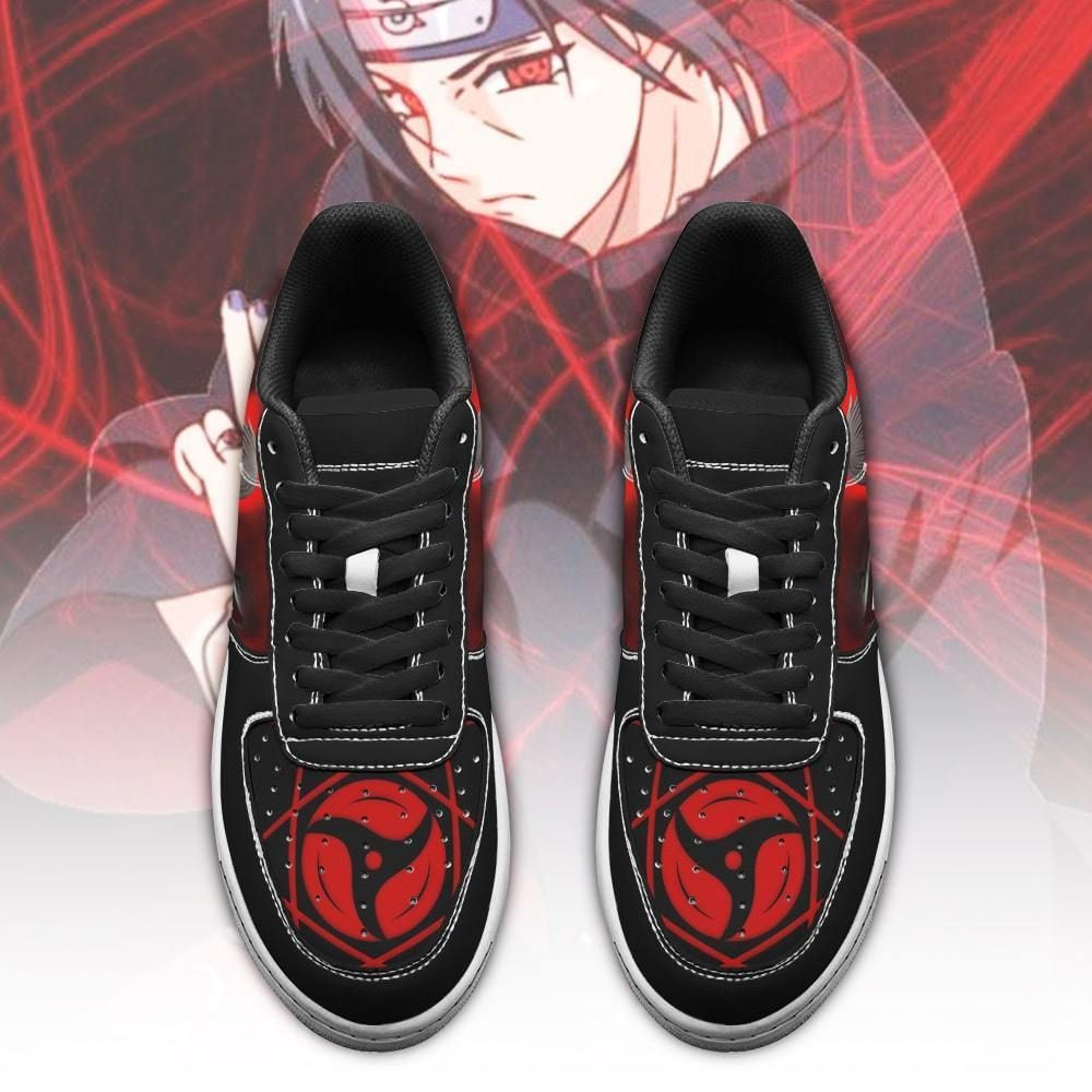 Itachi Sharingan Eyes Naruto Air Force 1 Sneaker Shoes