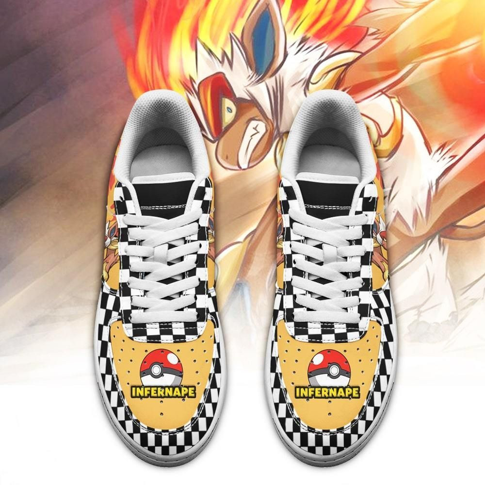 Infernape Pokemon Caro Air Force One Low Top Shoes Sneakers