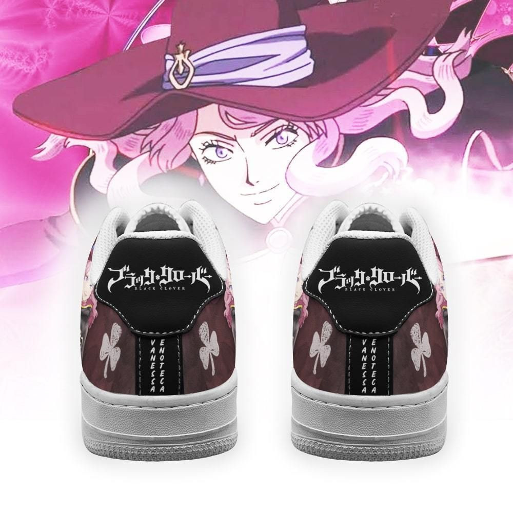 Vanessa Enoteca Black Clover Air Sneakers AF1 Anime Shoes