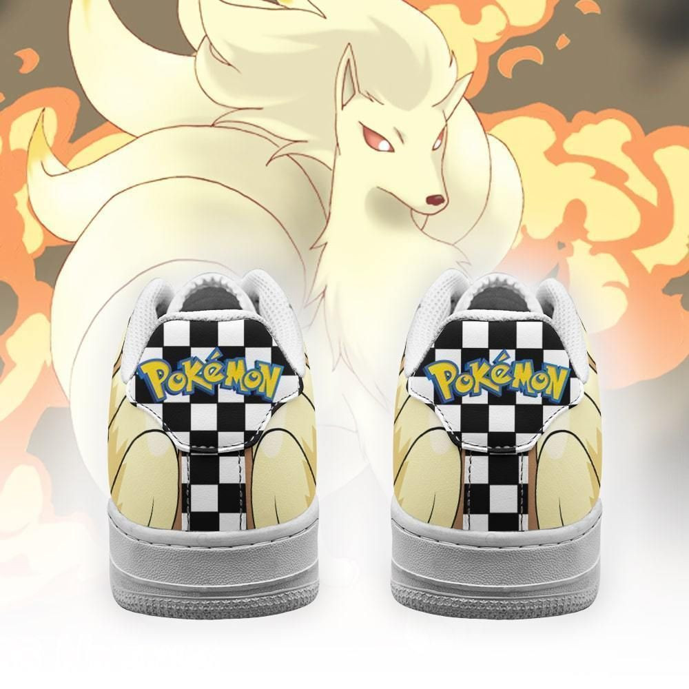 Ninetales Pokemon Air Force One Low Top Shoes Sneakers