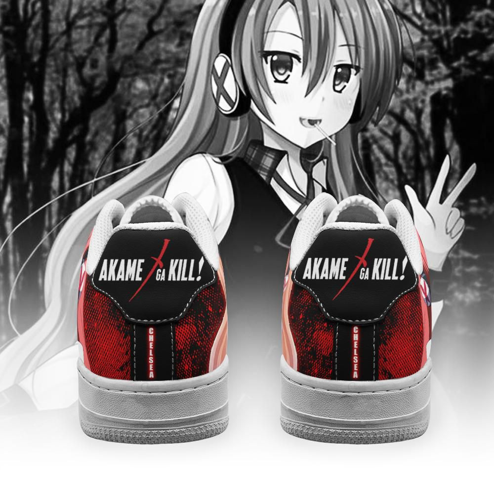 Akame Ga Kill Air Force One Low Top Shoes