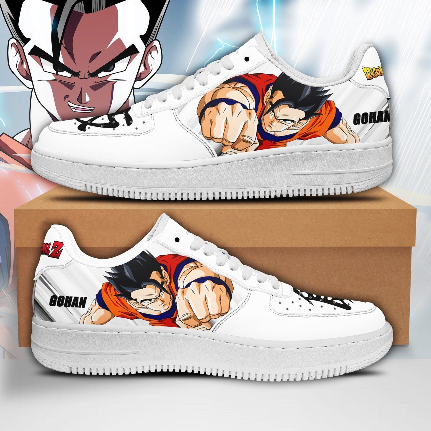 Gohan Dragon Ball Z Air Force 1 Sneaker Shoes