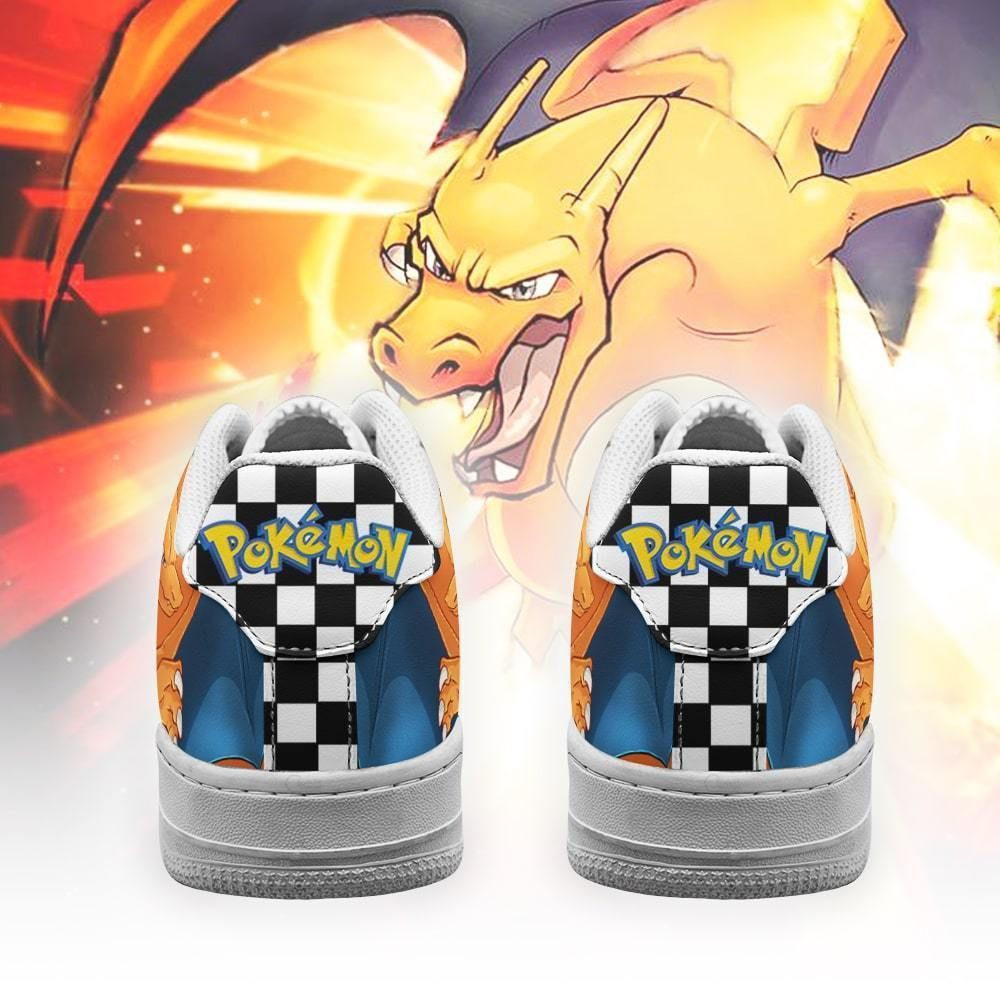 Charizard Pokemon Caro Air Force 1 Low Top Shoes Sneakers