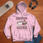 Some woman love COFFEE and Baking - Light Colors - Hoodie