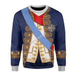 Gearhomies Unisex Sweatshirt Louis XV of France 3D Apparel
