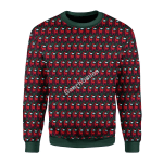 Gearhomies Christmas Unisex Sweater Red Among Us 3D Apparel