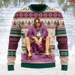 Merry Christmas Gearhomies Unisex Ugly Christmas Sweater The Big Lebowski Inspired Bathroom 3D Apparel