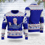 Merry Christmas Gearhomies Unisex Ugly Christmas Sweater And That's No Malarkey Joe Biden 3D Apparel