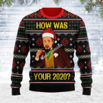 Merry Christmas Gearhomies Unisex Ugly Christmas Sweater How Was Your 2020 3D Apparel