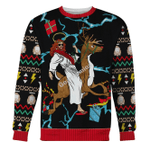Merry Christmas Gearhomies Unisex Christmas Sweater Christ Jesus Christmas 3D Apparel