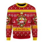 Merry Christmas Gearhomies Unisex Christmas Sweater John XXIII Coat Of Arms 3D Apparel