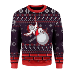 Merry Christmas Gearhomies Unisex Christmas Sweater Miley Cyrus 3D Apparel