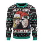 Merry Christmas Gearhomies Unisex Christmas Sweater Have A Merry Schwingmas 3D Apparel