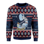 Merry Christmas Gearhomies Unisex Christmas Sweater Darth Santa 3D Apparel