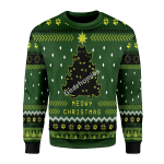 Merry Christmas Gearhomies Unisex Christmas Sweater Black Cat 3D Apparel