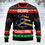 Merry Christmas Gearhomies Unisex Ugly Christmas Sweater Merry Christmas Pink Floy 3D Apparel