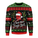 Merry Christmas Gearhomies Unisex Christmas Sweater I Need More Jingle Bell