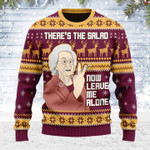 Merry Christmas Gearhomies Unisex Ugly Christmas Sweater There���??s The Salad Now Leave Me Alone 3D Apparel