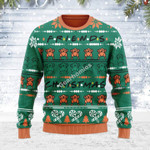 Merry Christmas Gearhomies Unisex Ugly Christmas Sweater Turkey Christmas 3D Apparel