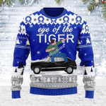 Merry Christmas Gearhomies Unisex Ugly Christmas Sweater Eye Of The Tiger 3D Apparel