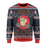 Merry Christmas Gearhomies Unisex Christmas Sweater The Ultimate Deadlifter 3D Apparel
