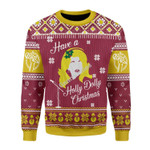 Merry Christmas Gearhomies Unisex Christmas Sweater Have A Holly Dolly