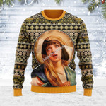 Merry Christmas Gearhomies Unisex Ugly Christmas Sweater Mia Wallace Meme 3D Apparel