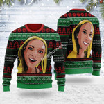 Merry Christmas Gearhomies Unisex Ugly Christmas Sweater Scarlett Johansson Meme 3D Apparel