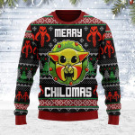 Merry Christmas GearHomies Unisex Ugly Christmas Sweater Merry Chilma 3D Apparel