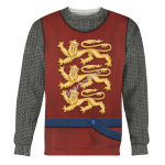 Gearhomies Unisex Sweatshirt English Knight 3D Apparel