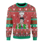 Merry Christmas Gearhomies Unisex Christmas Sweater Neil Degrasse Tyson Science Big Bang 3D Apparel