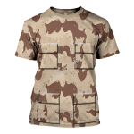 Gearhomies Unisex T-Shirt The Gulf War The Citadel Desert  3D Apparel