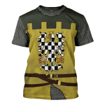 Gearhomies Unisex T-Shirt Bohemian Knight 3D Apparel