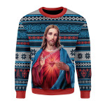 GearHomies Unisex Sweatshirt Jesus Christ 3D Apparel
