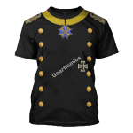 Gearhomies Unisex T-Shirt Otto Von Bismarck 3D Apparel