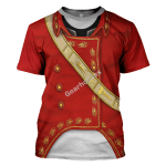 Gearhomies Unisex T-Shirt Napoleon Bonaparte 3D Apparel