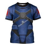 GearHomies Unisex T-shirt Crimson Fists Mark IV Maximus Power Armor 3D Costumes