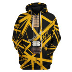GearHomies Unisex Zip Hoodie Limited Edition Guitar 3D Costumes