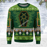 Merry Christmas GearHomies Unisex Christmas Sweater Nefarious Necron 3D Apparel