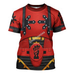 GearHomies Unisex T-shirt A Red Corsairs Heretic Astartes 3D Costumes