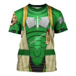 Gearhomies Unisex T-shirt Dark Angels Captain 3D Costumes