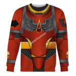 GearHomies Unisex Sweatshirt Pre-Heresy Blood Angels in Mark IV Maximus Power Armor 3D Costumes