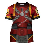 Gearhomies Unisex T-shirt The Brazen Beasts Khorne Daemonkin Warband Colour Scheme 3D Costumes